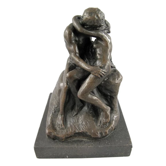 A CSÓK -RODIN UTÁN- BRONZ SZOBOR