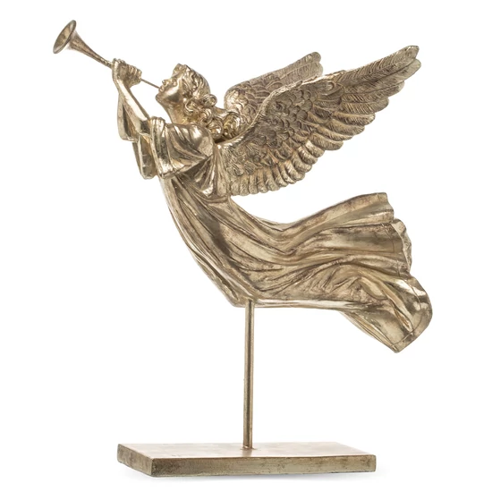 ANGYAL FIGURA SZÁRNYAKKAL ARANY SZÍNŰ 44 CM