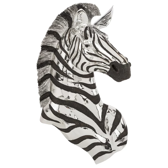 ZEBRA FEJ FALI DEKORÁCIÓ 74 CM