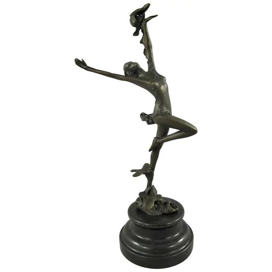 BALERINA BRONZ SZOBOR EGYEDI FORMA