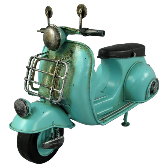 KÜLÖNLEGES VESPA ROBOGÓ FÉM MODELL 28 CM