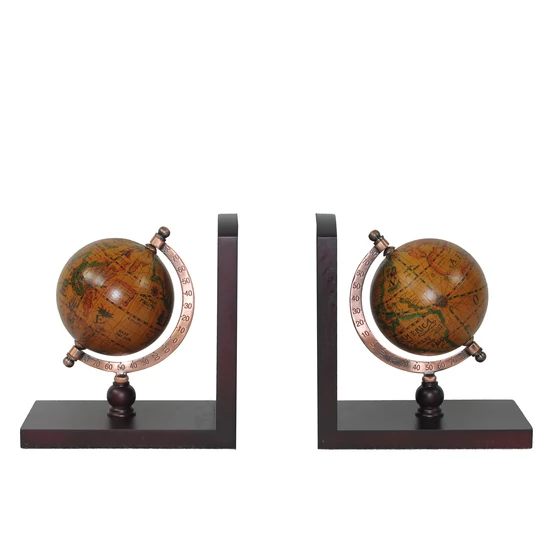 FÖLDGÖMBÖS KÖNYVTÁMASZ SZETT  33 CM