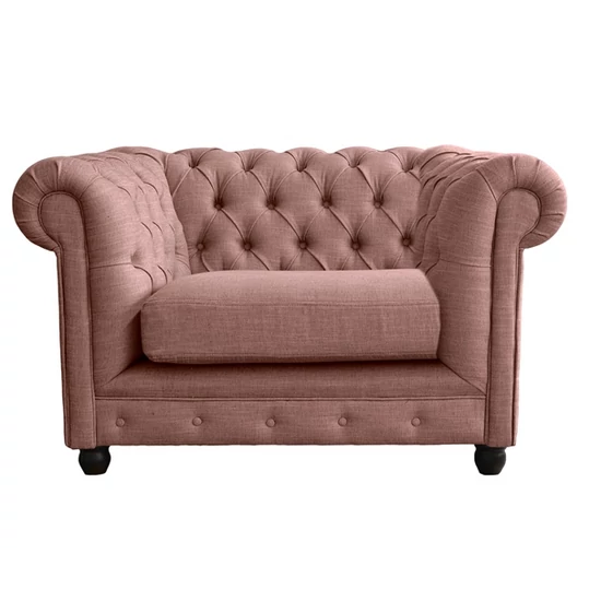 CHESTERFIELD FOTEL SZÖVET KÁRPITOZÁSSAL