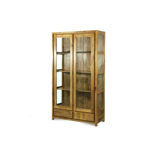  VITRINES SZEKRÉNY RÓZSAFÁBÓL MODERN DESIGN 
