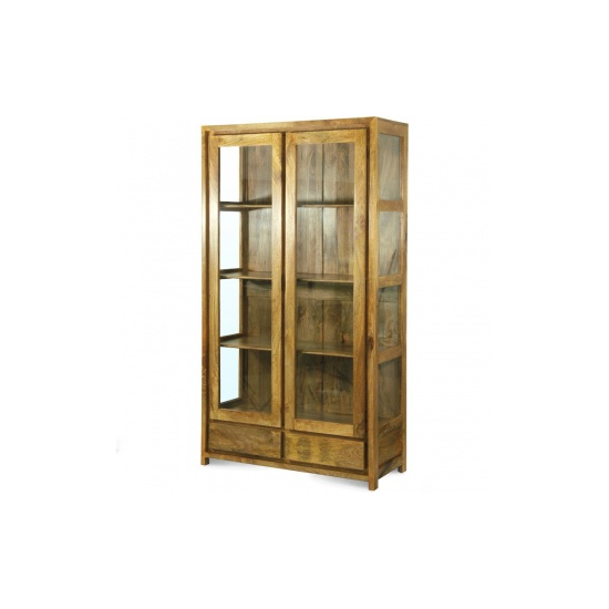  VITRINES SZEKRÉNY RÓZSAFÁBÓL MODERN DESIGN 